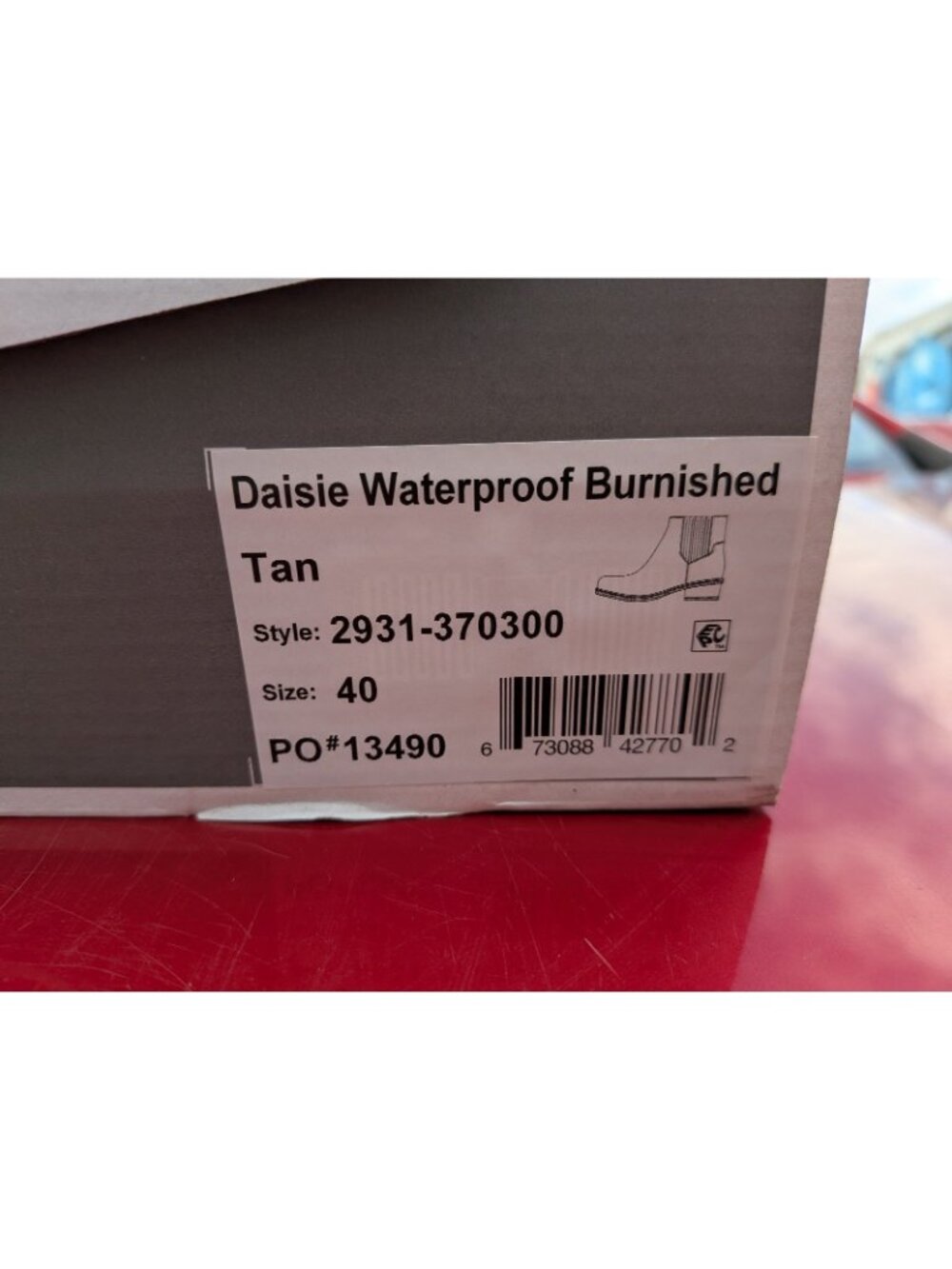 Dansko Daisie Waterproof Burnished Tan Womens size 40 2931-370300 Leather Boot - Picture 4 of 4